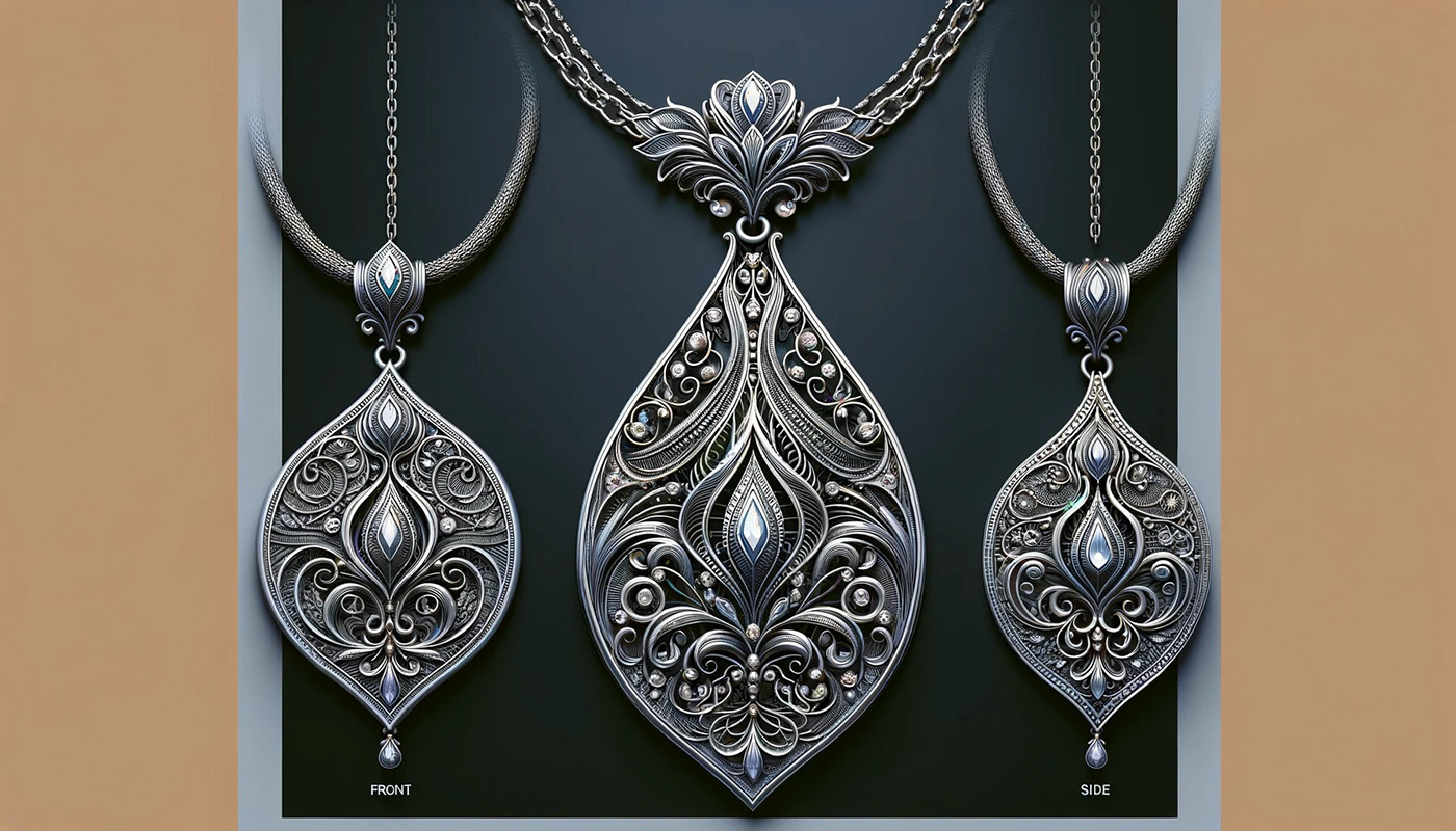 jewelry rendering Jewelry Design  jewelry designer jewelry Jewellery 3D jewelry sketch jewelry drawing Jewelry Illustration gold