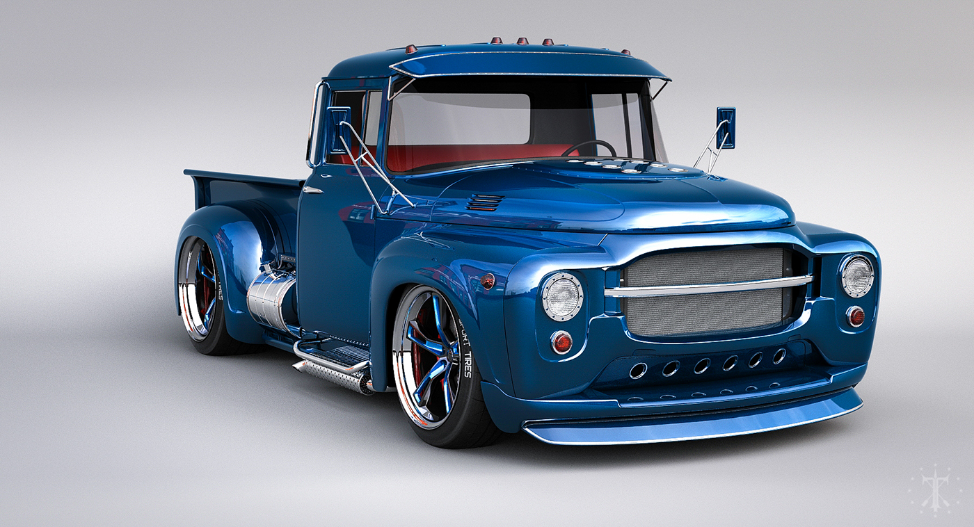 tlibekua Zil design Custom PICKUP Truck зил