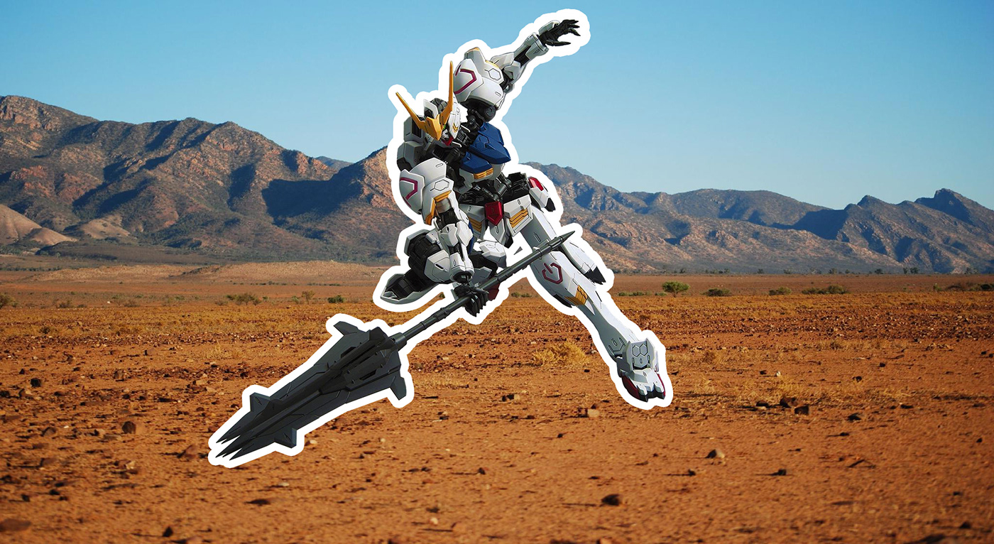 anime Digital Art  editorial graphic design  Gundam mecha Photography  photomanipulation photomontage photoshop