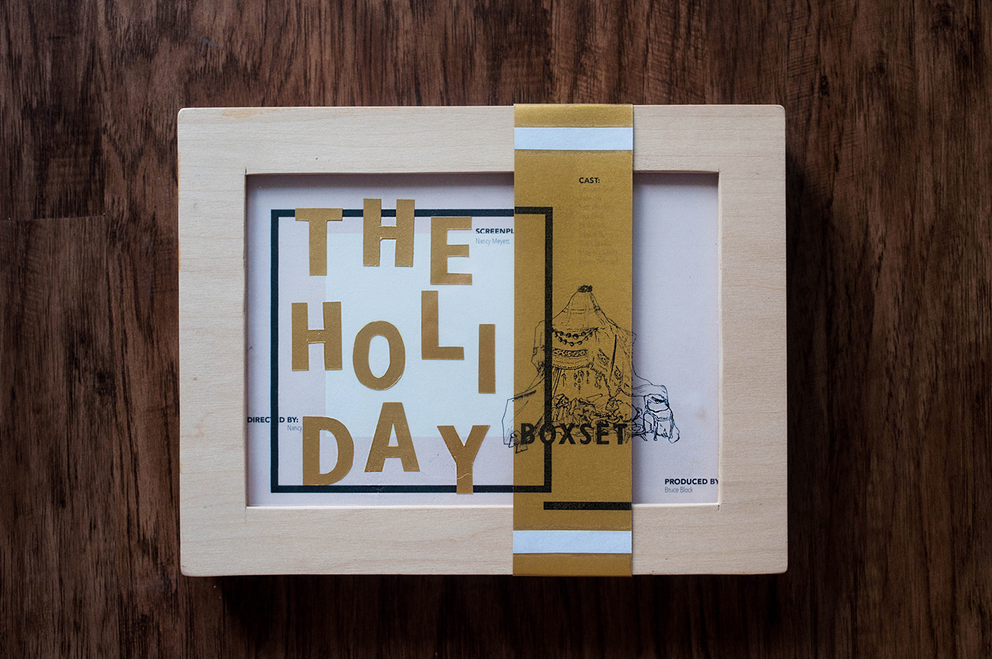 movie design films the holiday Promotion special edition Rebrand boxset limited edition collector's edition illustrations drawings hand-drawn movie quotes Ps25Under25