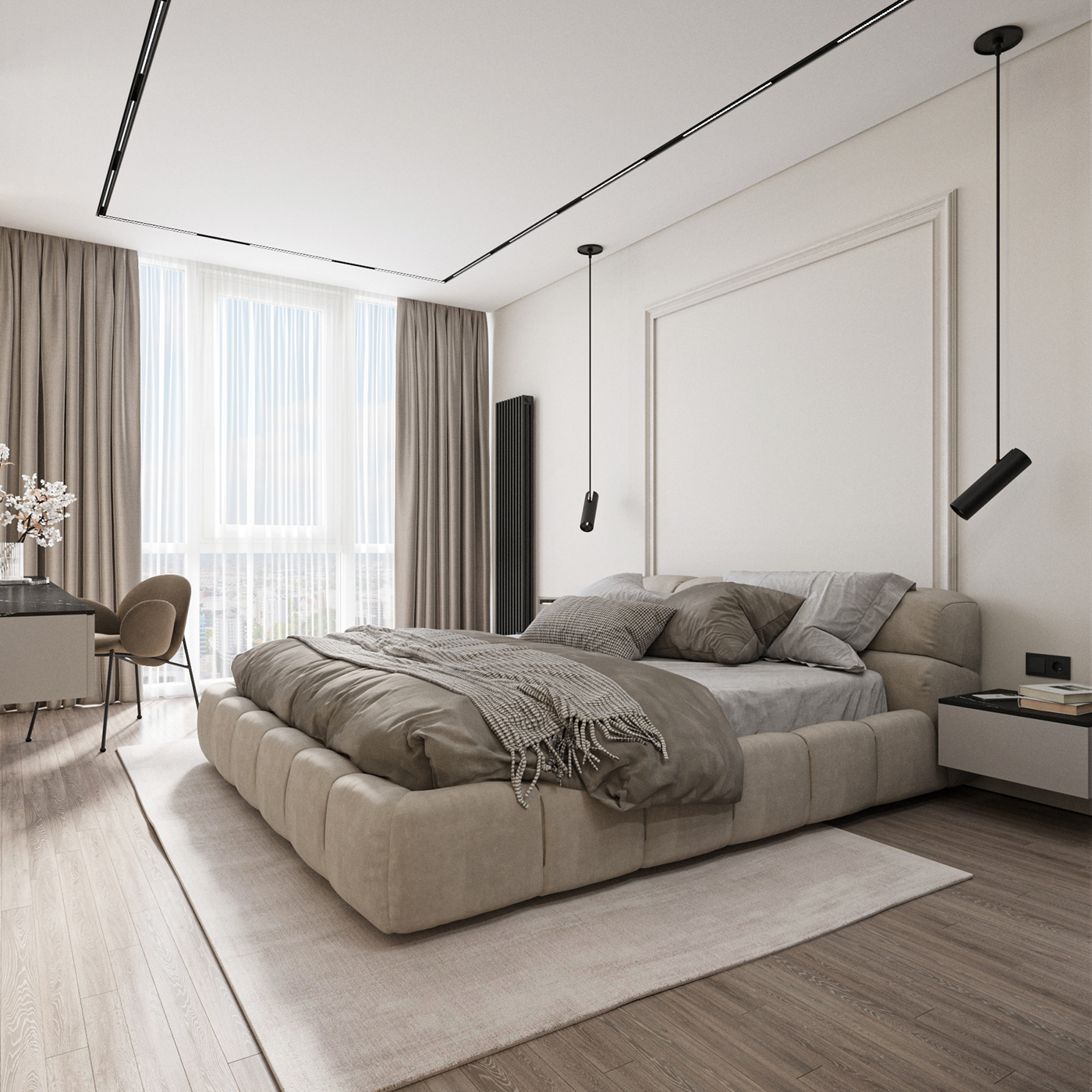 interior design  visualization modern architecture 3D 3ds max corona Render