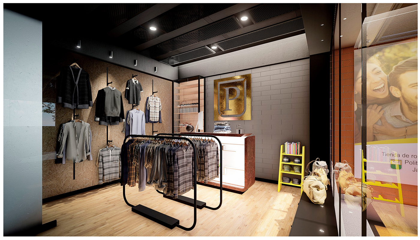 alejandro corrales design store Diseño de tienda diseño interior interior design  interiorismo tienda Retail design retail store