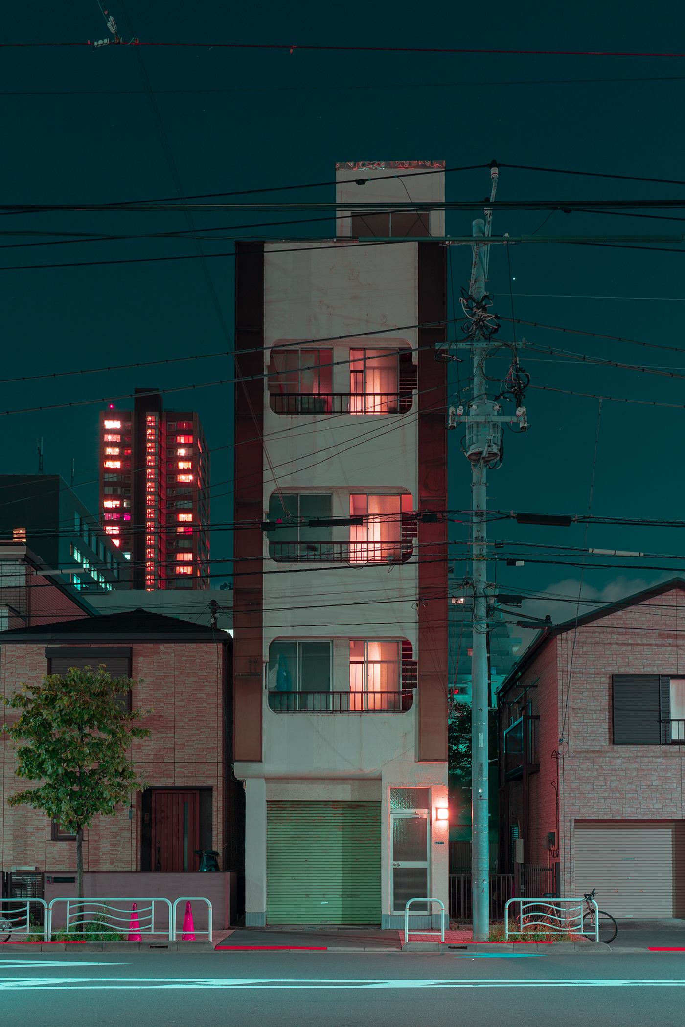 architecture asia japan light neon night Photography  tokyo Travel Urban