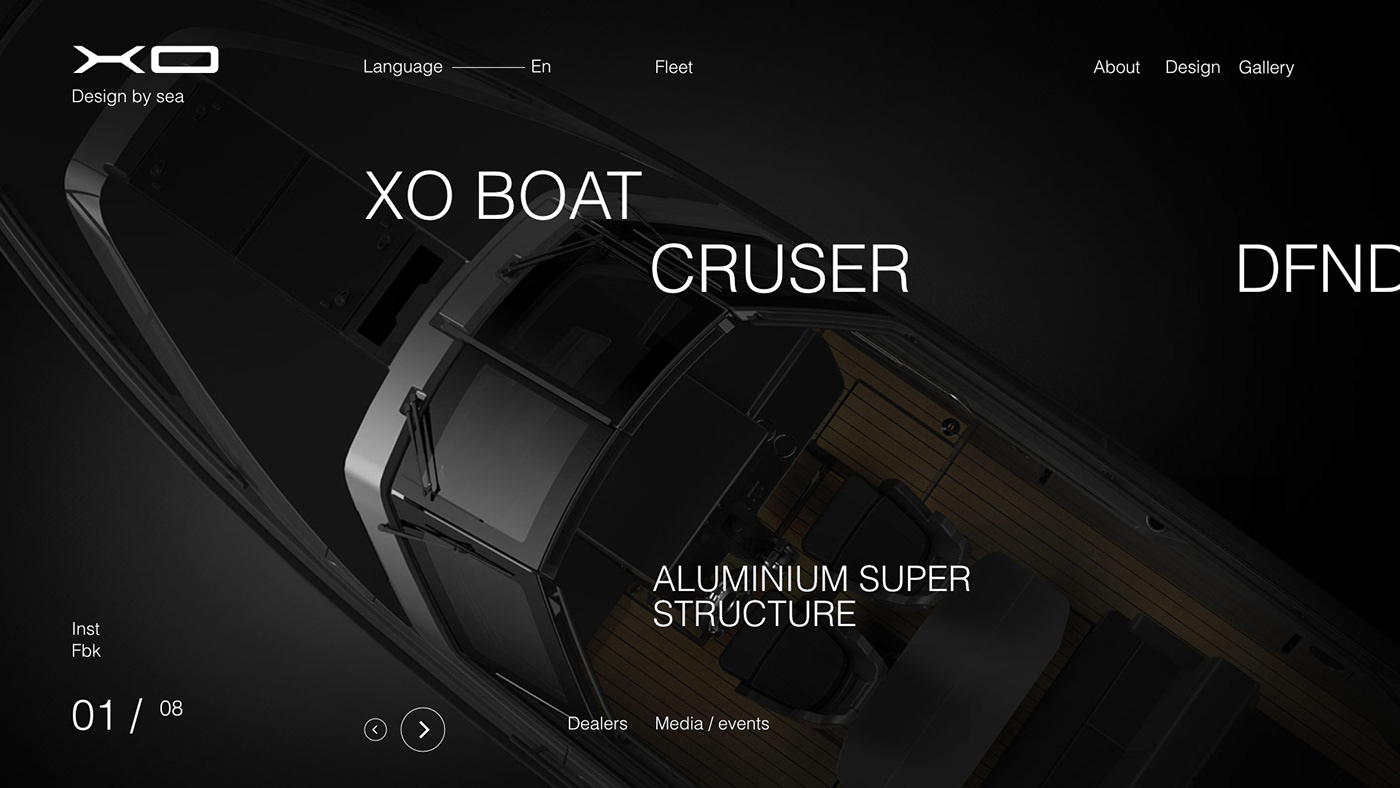 Boats design graphic sea UI ux Web