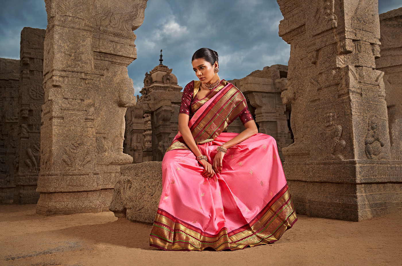 campaign designer Ethnic Fashion  indian jewelry marketing   photographer photoshoot saree