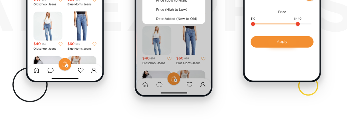 online store e-commerce Shopping Aliexpress alibaba ali orange yellow Fashion  Mobile app