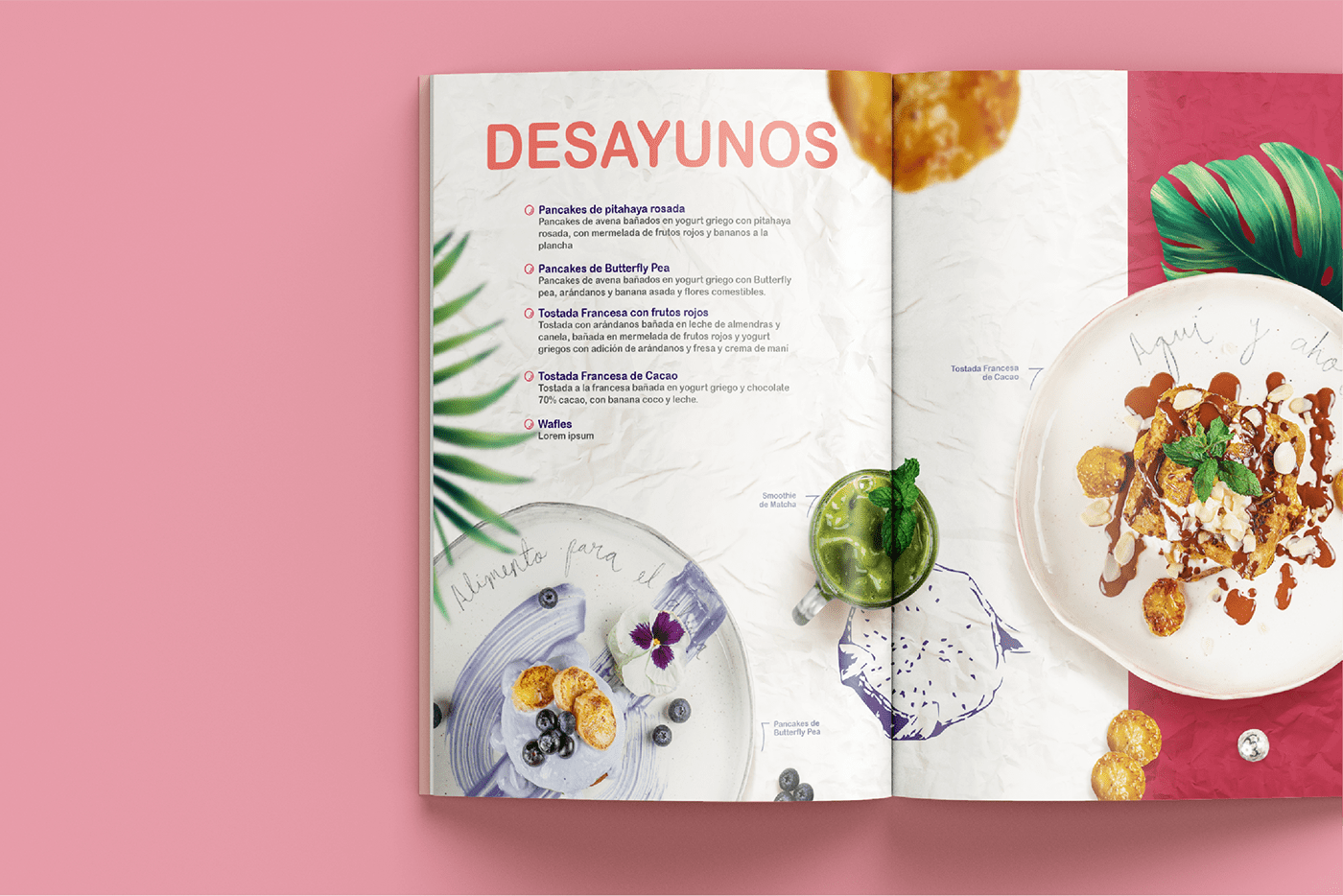 Food  healthy print menu bowl photoshop retouch branding  editorial magazine