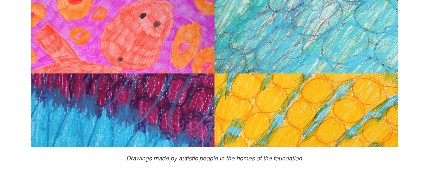 autistic art foundation Window charity autism NGO non profit wine notebook LONGBOARD skateboard chocolate Telekom