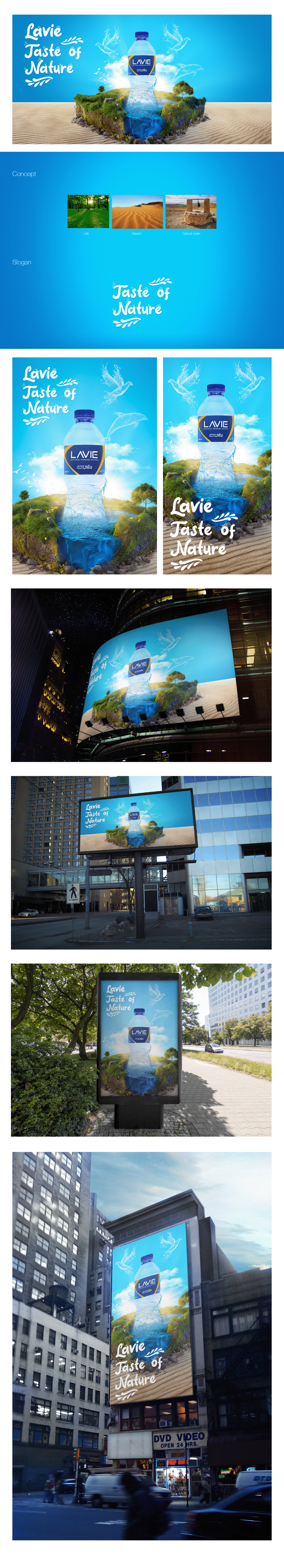 ads Advertising  banner blue desert life marketing   Nature Outdoor water