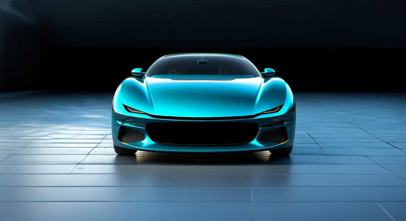 EVoRA.Car. #3  
The design of the front of the vehicle.
Created using a neural network.