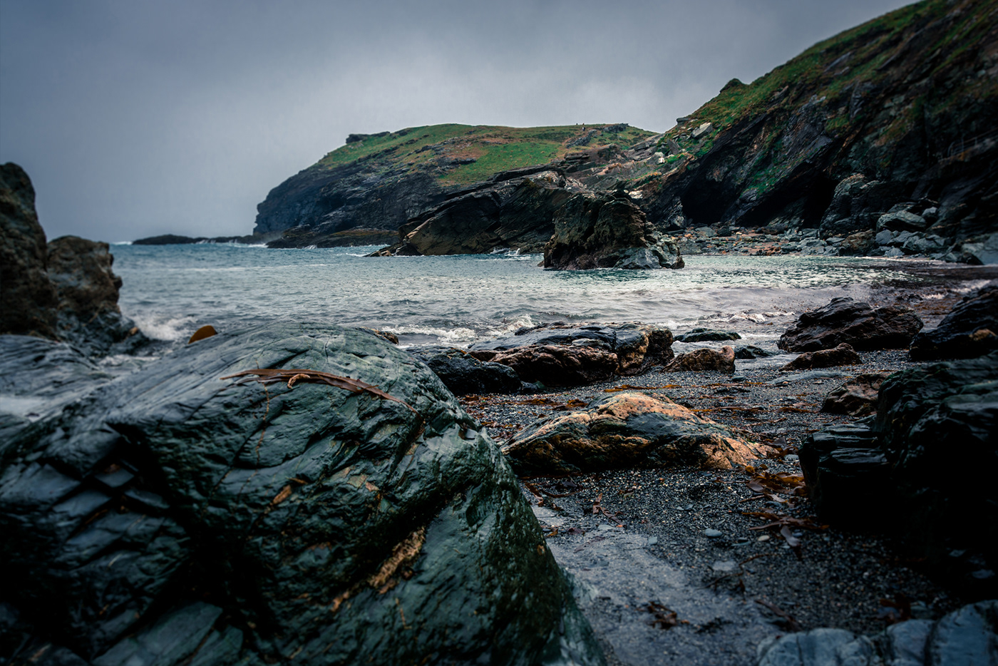 Photography  cornwall tintagel lightroom digitalphotography Landscape england cliffs beach misty