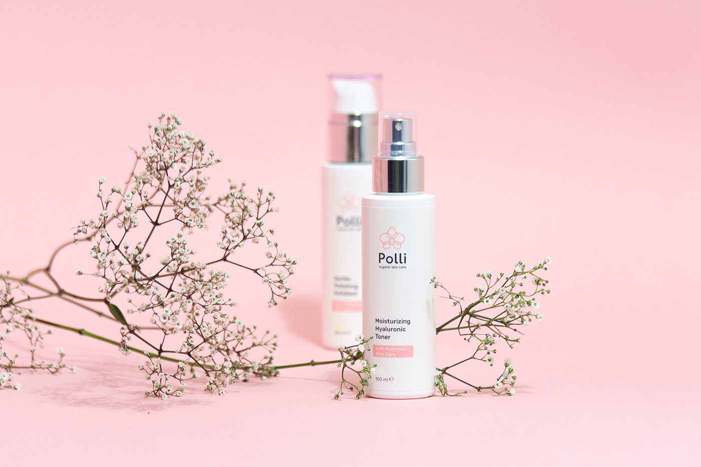 branding  Packaging cosmetics organic pink Corporate Identity logo typography   subtle skin care