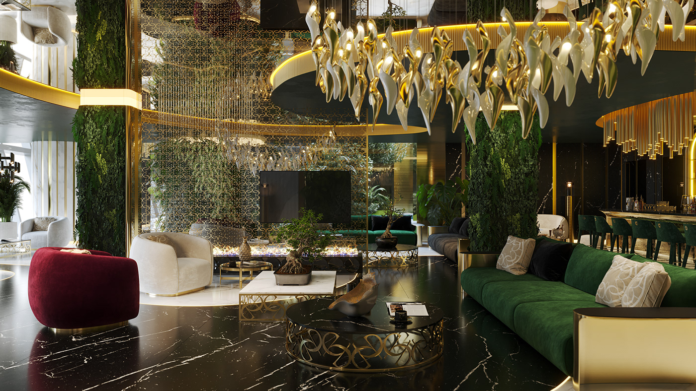 elie saab appartment architecture interior design  visualization 3ds max corona archviz 3D