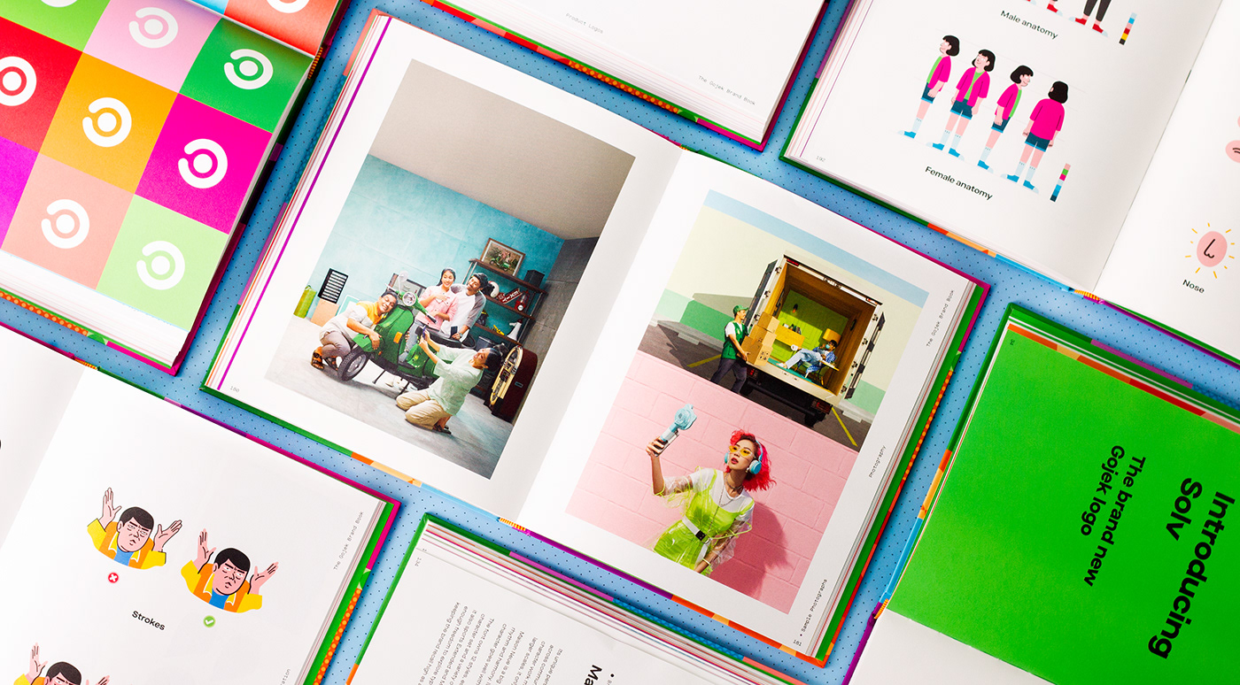 art book book book design design at gojek editorial gojek graphic design  printisnotdead Rebrand