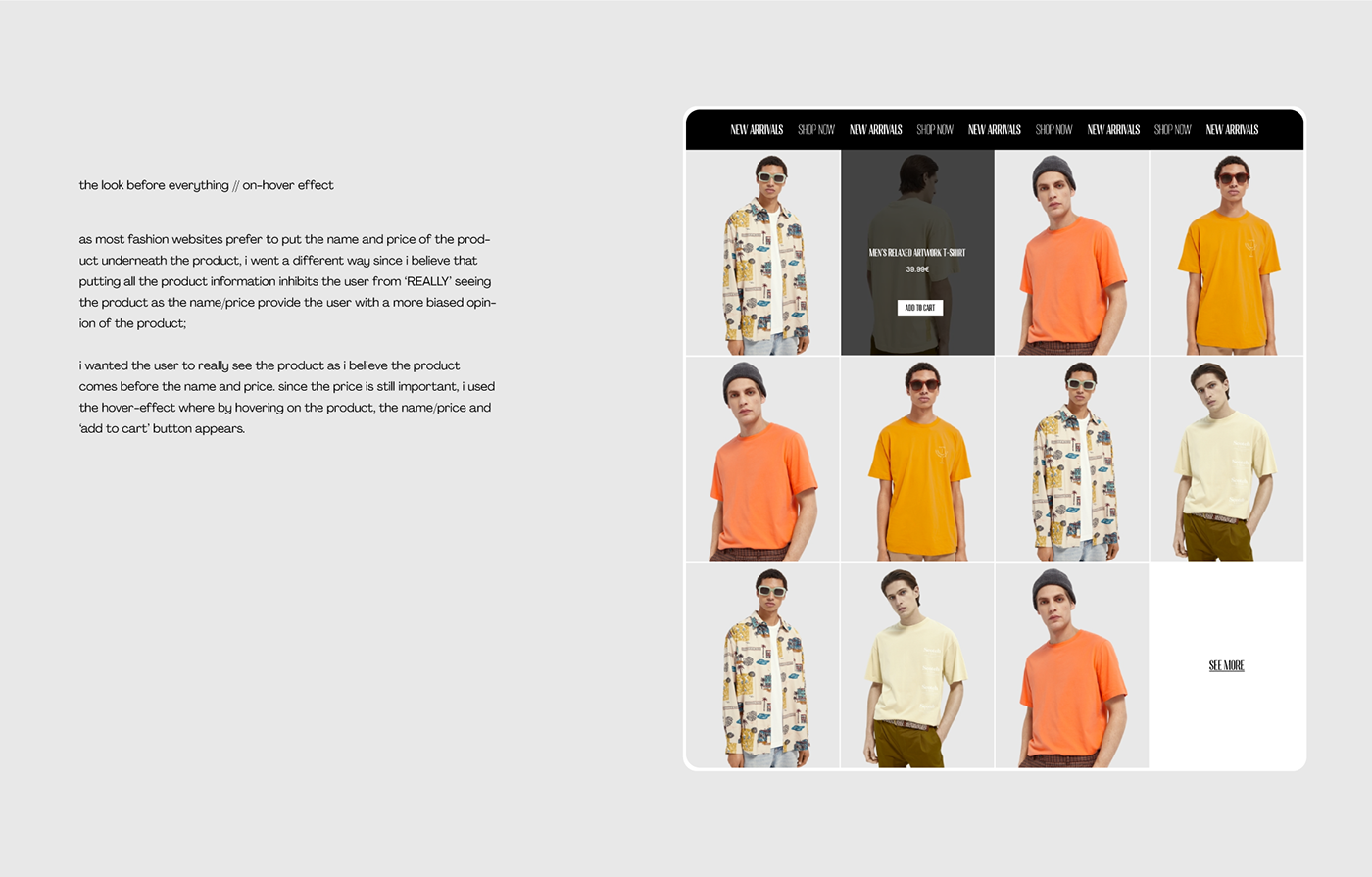 black e-commerce Fashion  minimal modern Retail store Web Website White