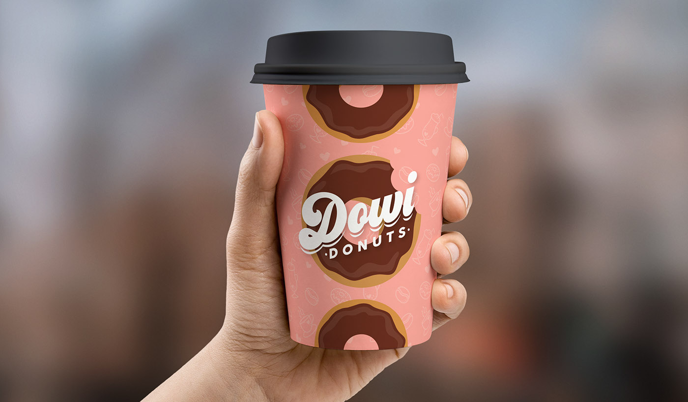 Adobe Portfolio Illustrator photoshop branding  chocolate donuts