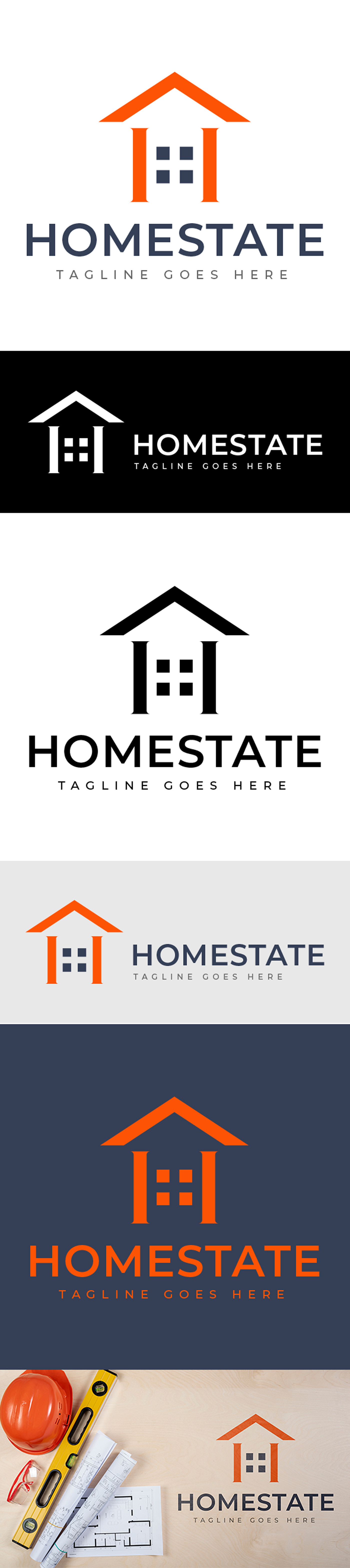 architechture business corporate h letter loho Home Logo House Logo modern property Real estate logo simple