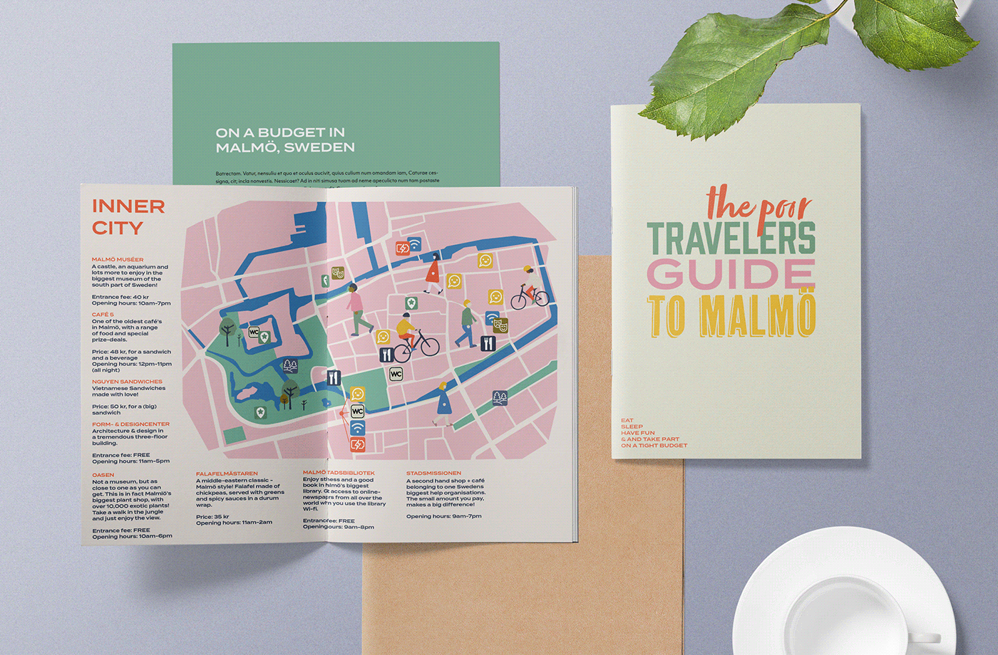 Guide map ILLUSTRATION  mapdesign typography  