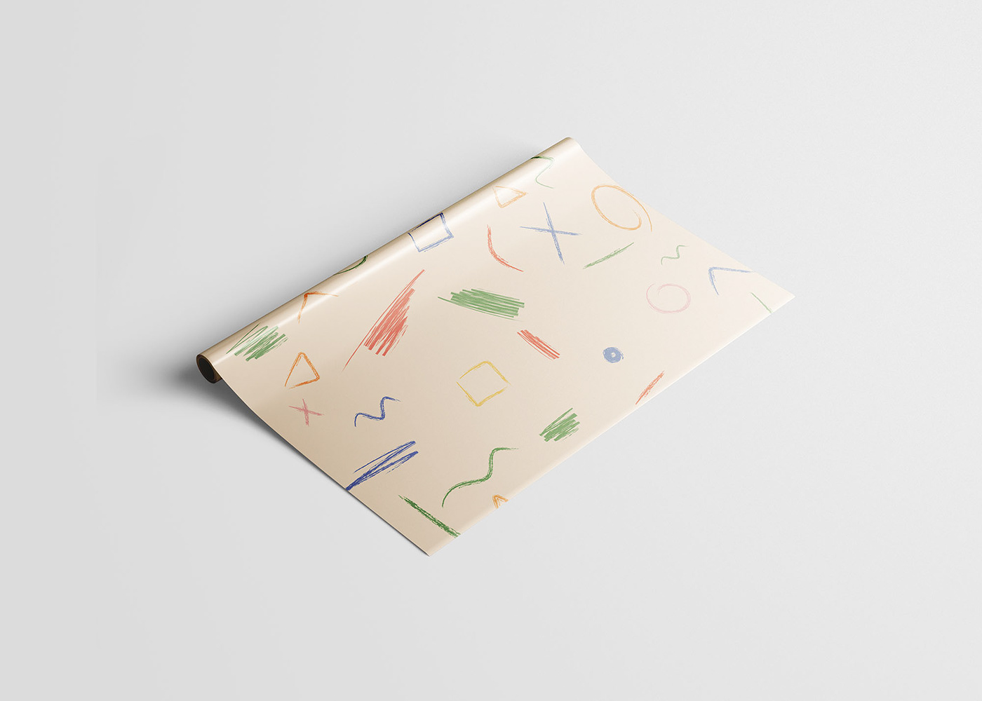Download Wrapping Paper Mockup On Behance PSD Mockup Templates