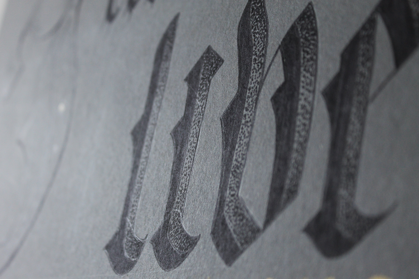 caligrafia gold ink gray gothic gotham font Calligraphy   lettering calligraffiti