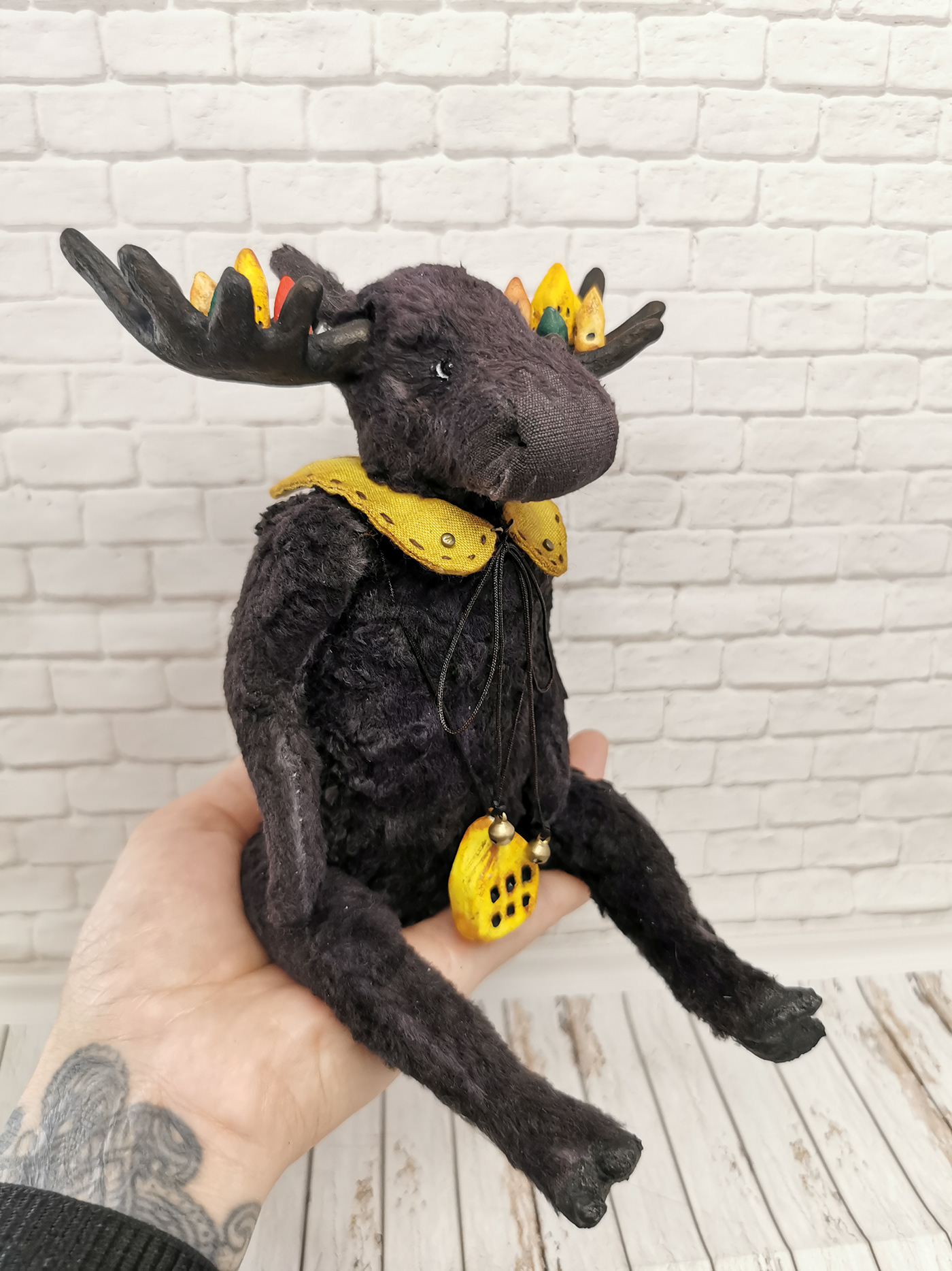 handmade teddy bear moose animal Nature deer handmade toys