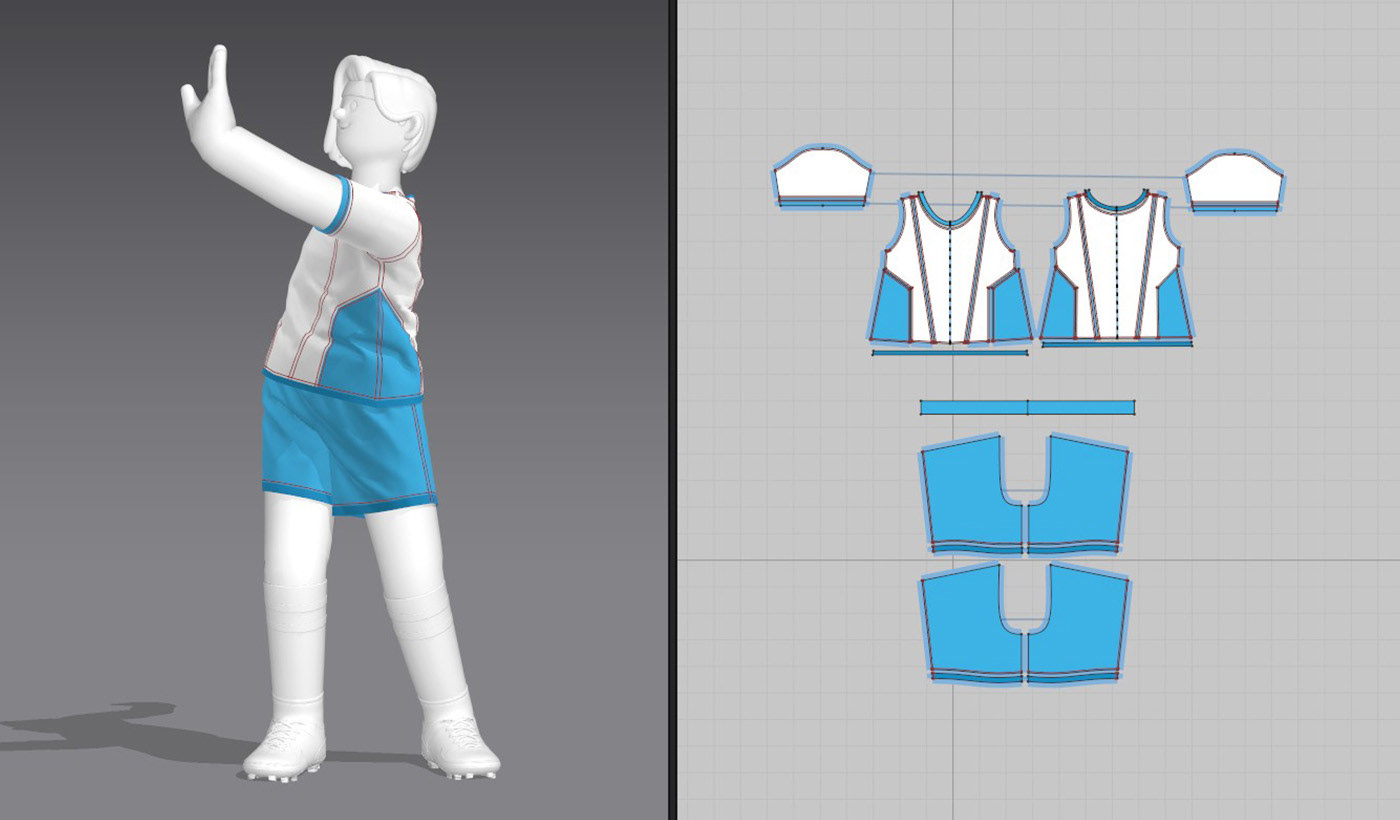 3D Character design garment marvelous motion product Samsung