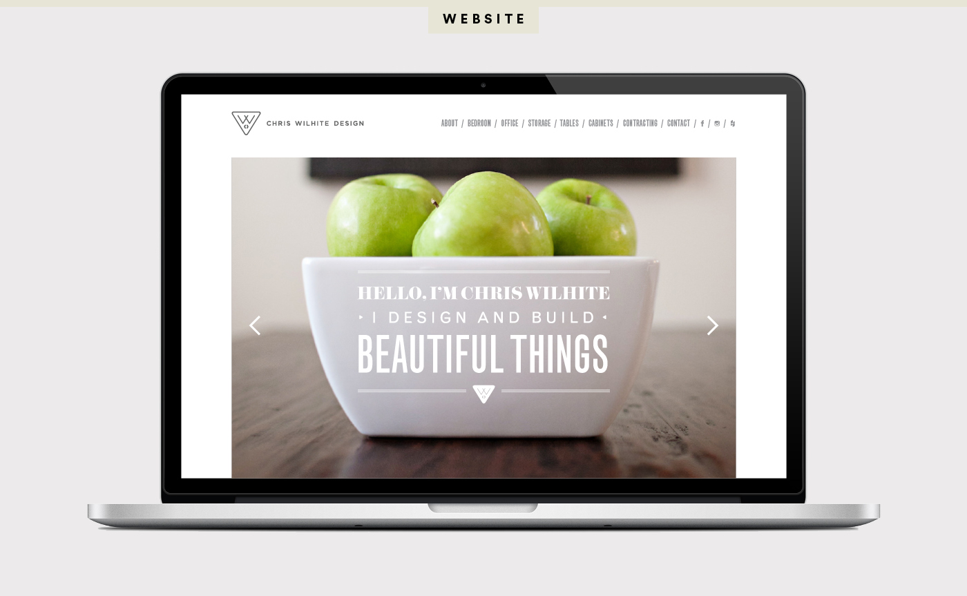 responsive website furniture designer brand interactive