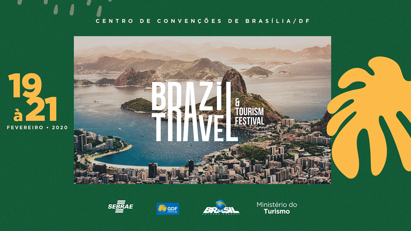 #brand branddesigner branding  Brazil festival logo tourism Turismo