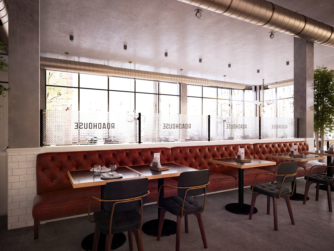 design Interior cafe restaurant roadhouse