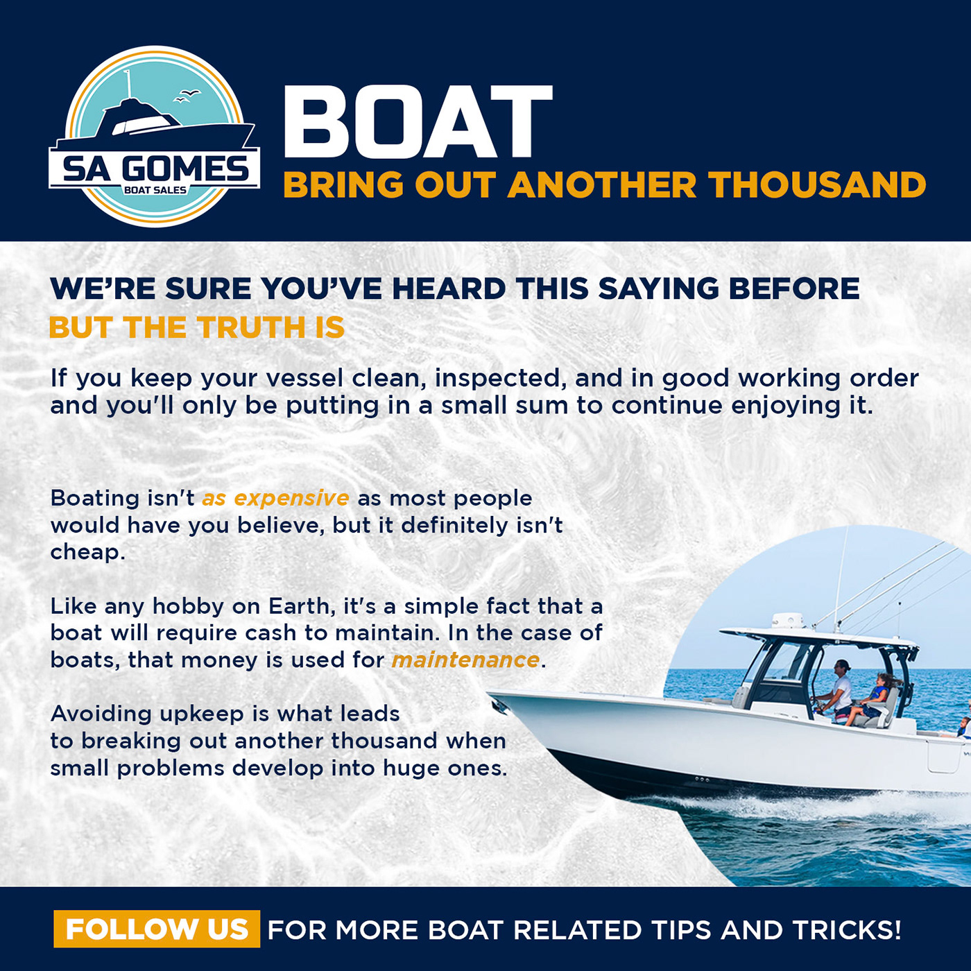 Advertising  boat Boat Sales branding  social media