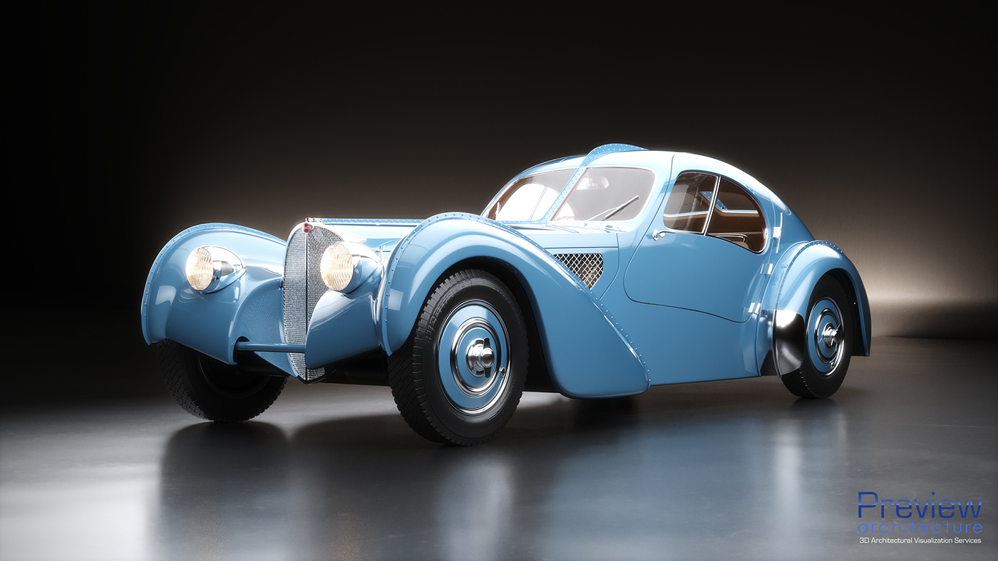 3D automotive   car CGI Render visualization