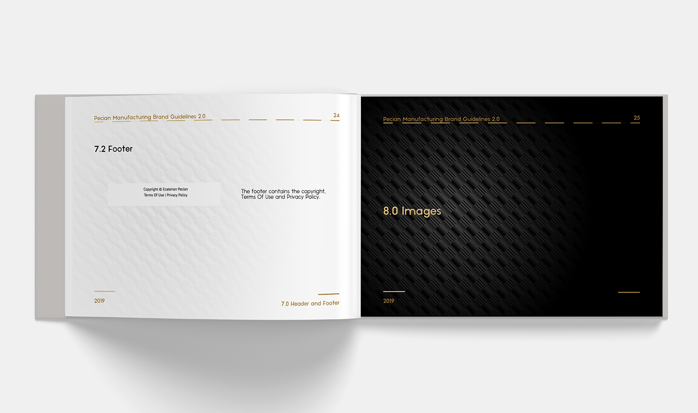 monikszucs feifei brand brand guidelines Style Guide black gold TRENDING modern book