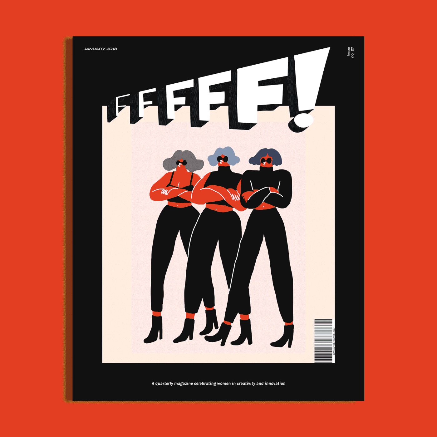 magazine editorial female women cover graphicdesign art direction  art article