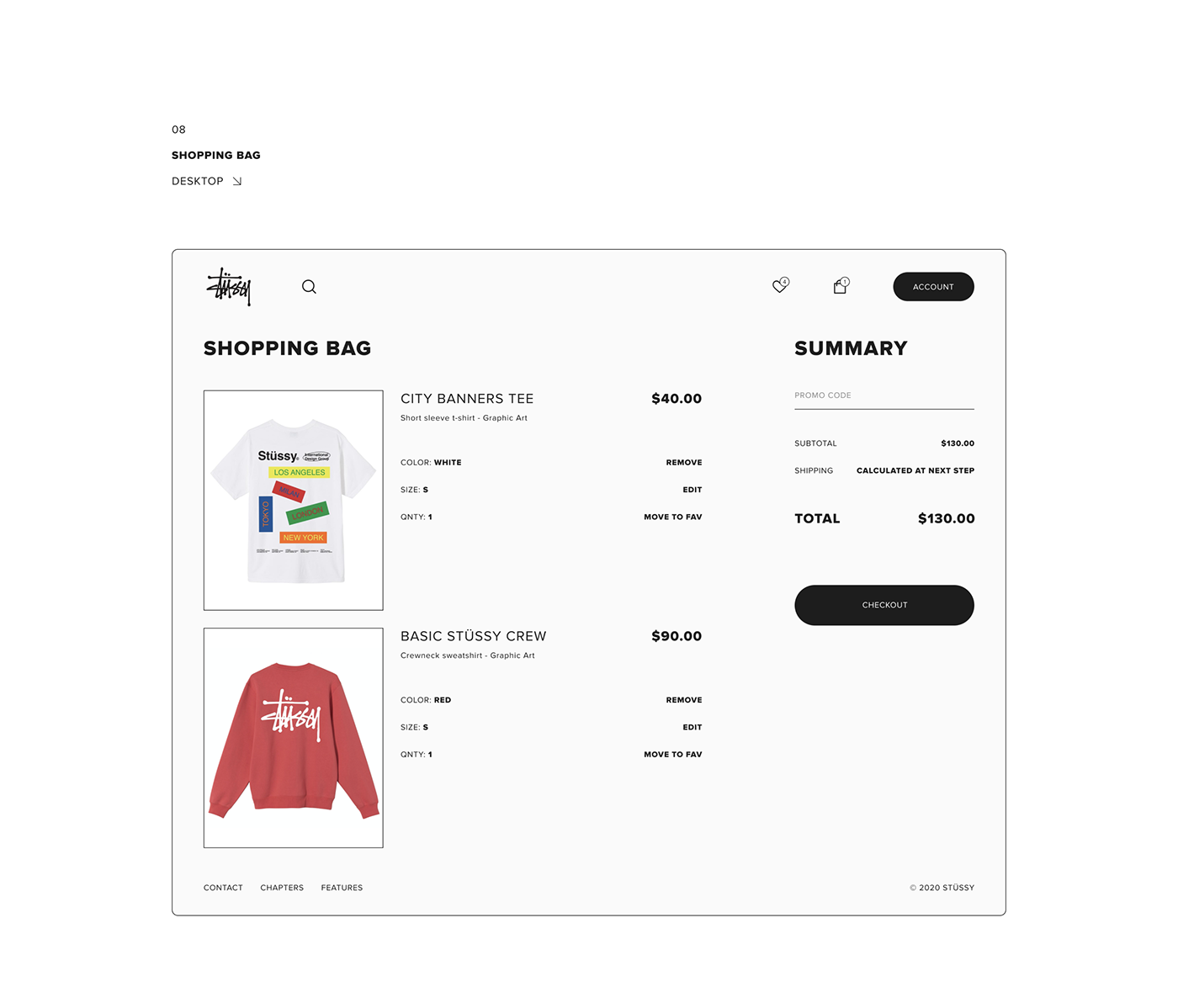 concept design e-com shop store UI UI/UX uprock ux Website