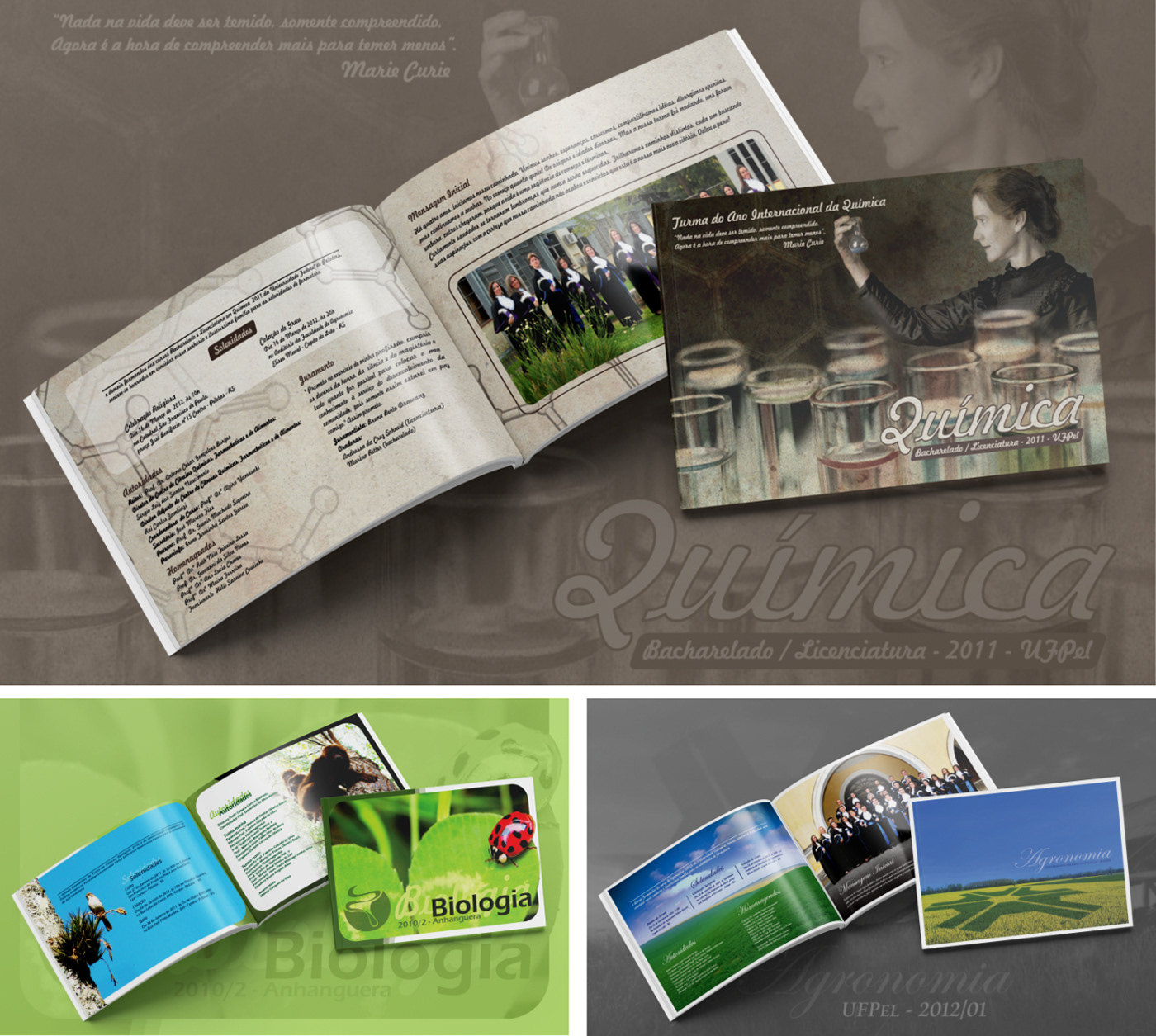 CONVITES DE FORMATURA editorial Layout magazine brochure flyer Catalogue book cover design