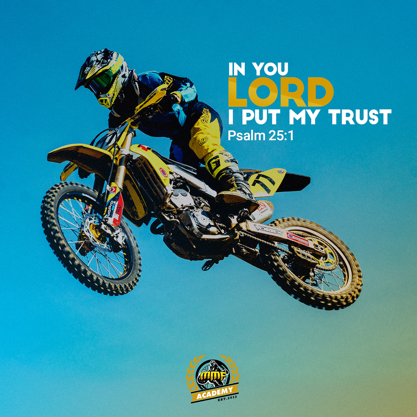Motocross bible verse graphic design  typography   Photography 