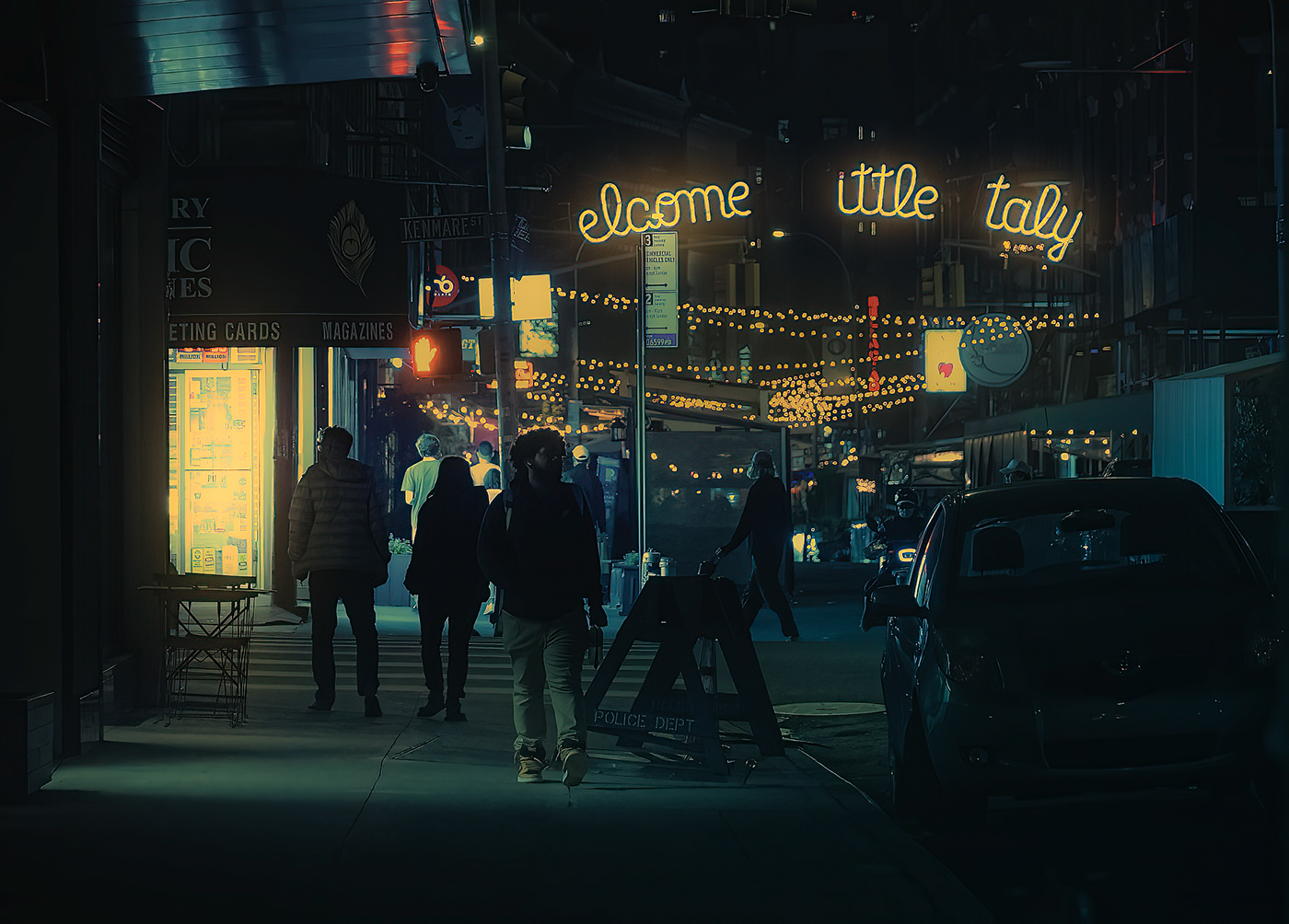 Anthony presley art city color New York night Photography  Street surreal Urban