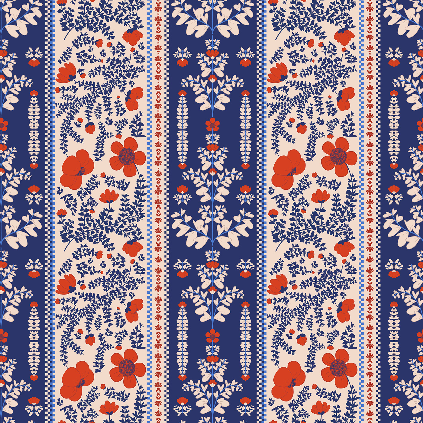 design textile design  ILLUSTRATION  prints pattern