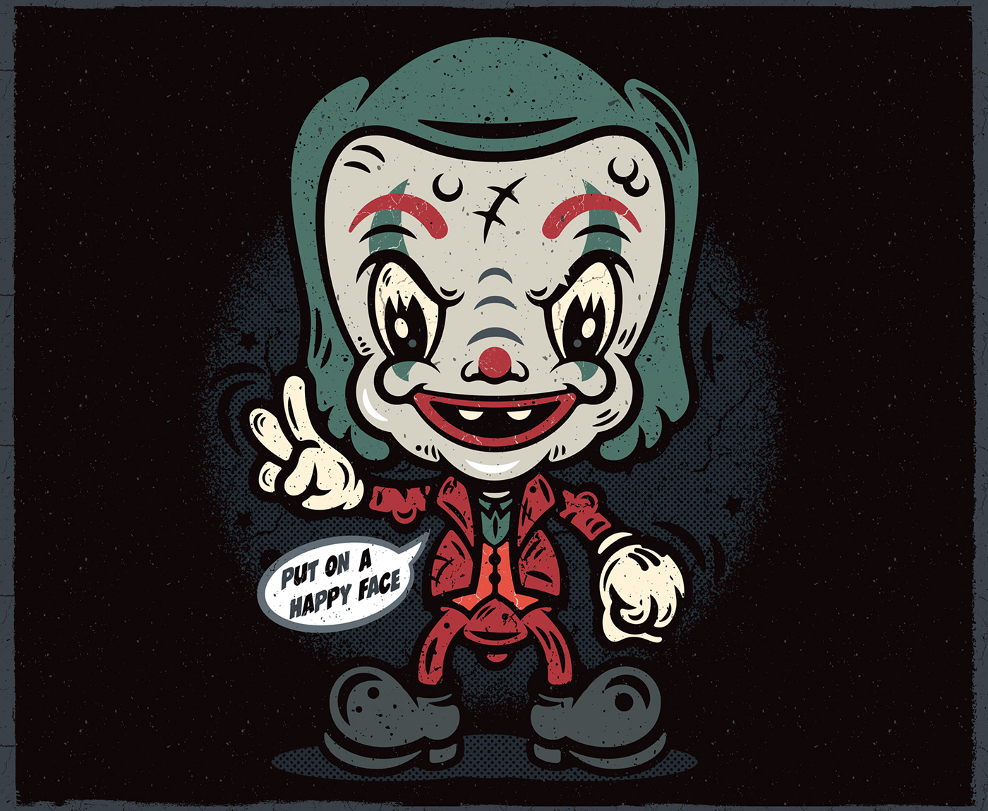 art Cartoons creature creepy dark horror Retro stickerart stickers vintage