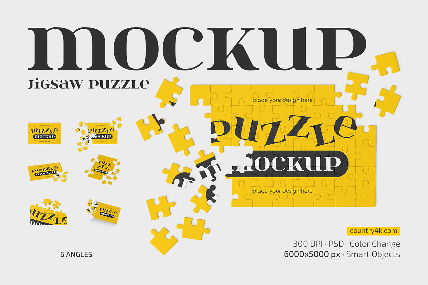 board games game Jigsaw Mockup mockups mozaic pieces puzzle shape Tiling