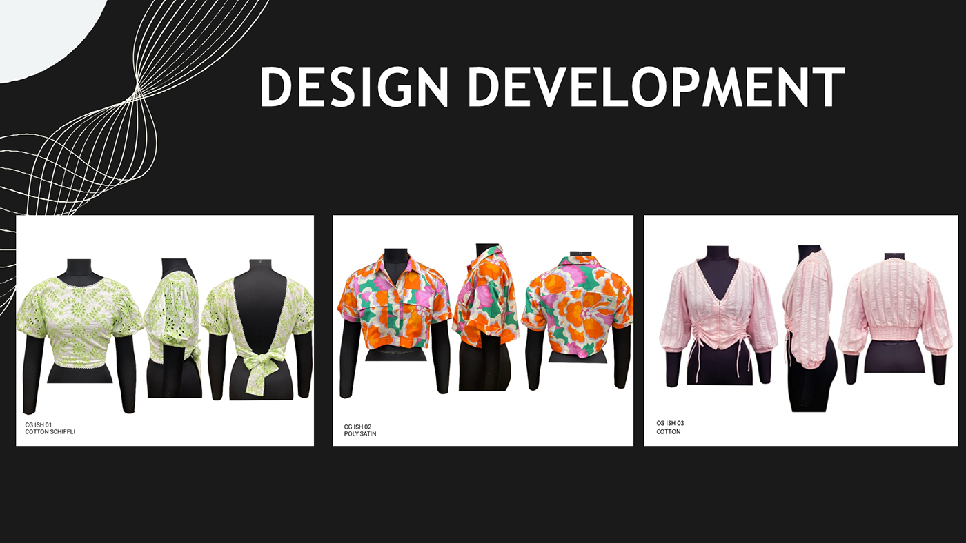 design exhibitions label design brand identity womenswear tops Showroom design export handtags womensfashion