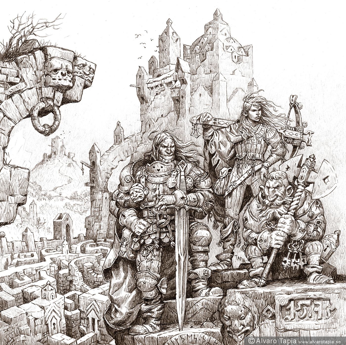 fantasy dragons children´s books harry potter Games fairytales book illustration art direction 