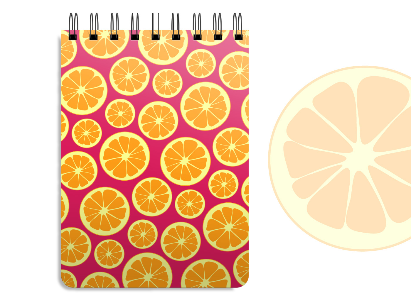 notebook Spiral fruits Style Stationery
