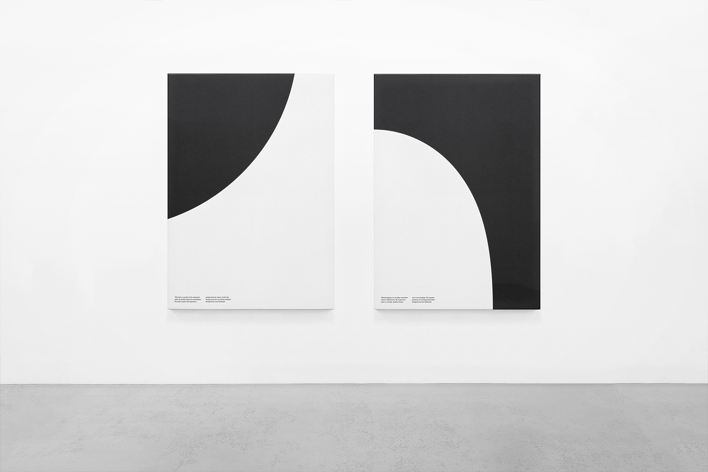 poster united notions yuta takahashi black White minimal Minimalism japanese japan monochrome
