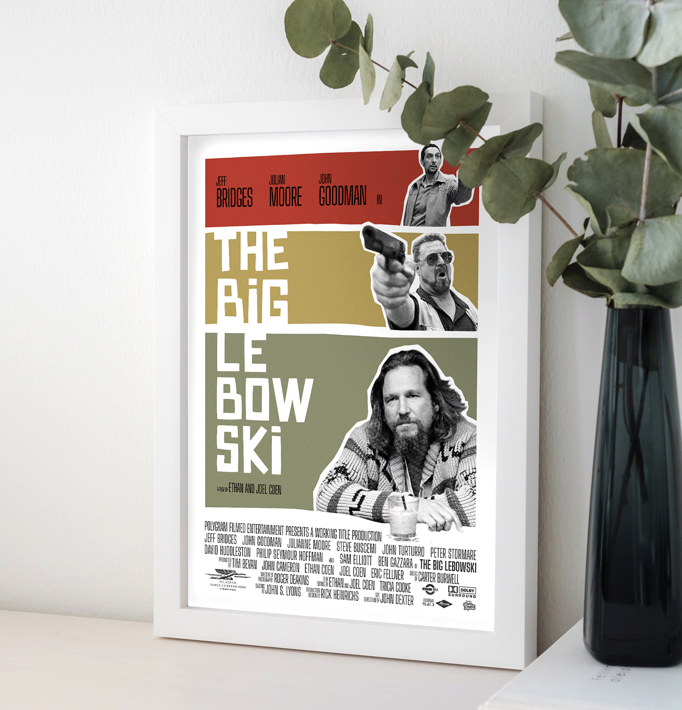 affiche de film Cinema Coen brothers movie poster poster movie the big lebowski The Dude