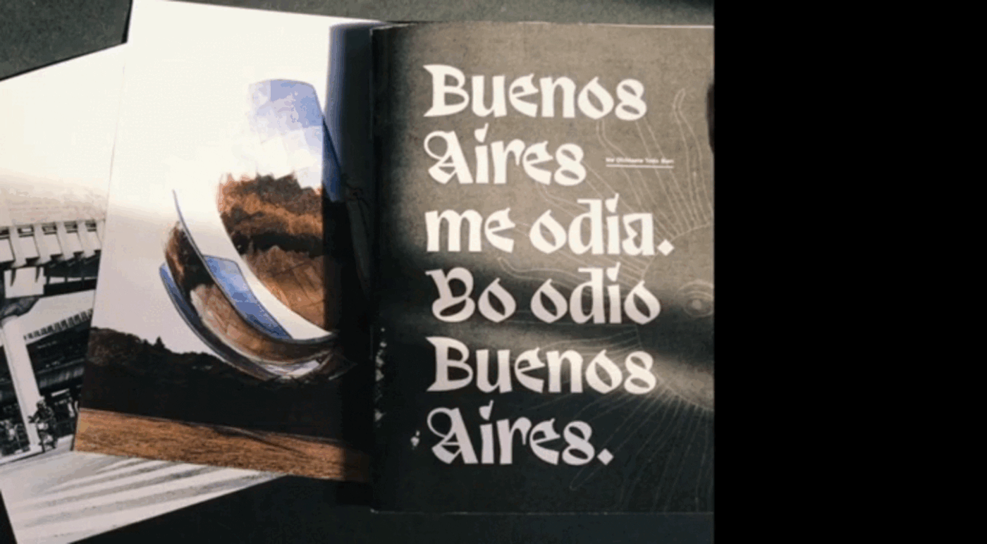 argentina book brochure editorial graphic design  magazine print publishing   tipography