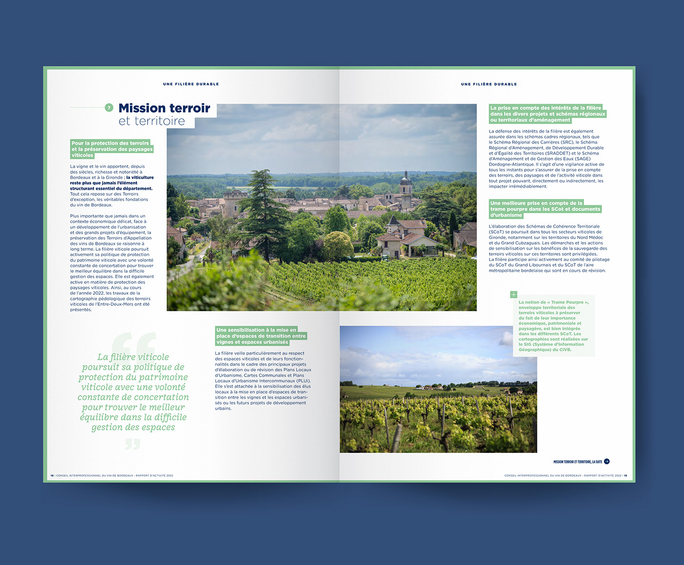 edition graphisme print mise en page InDesign Vins wine Bordeaux