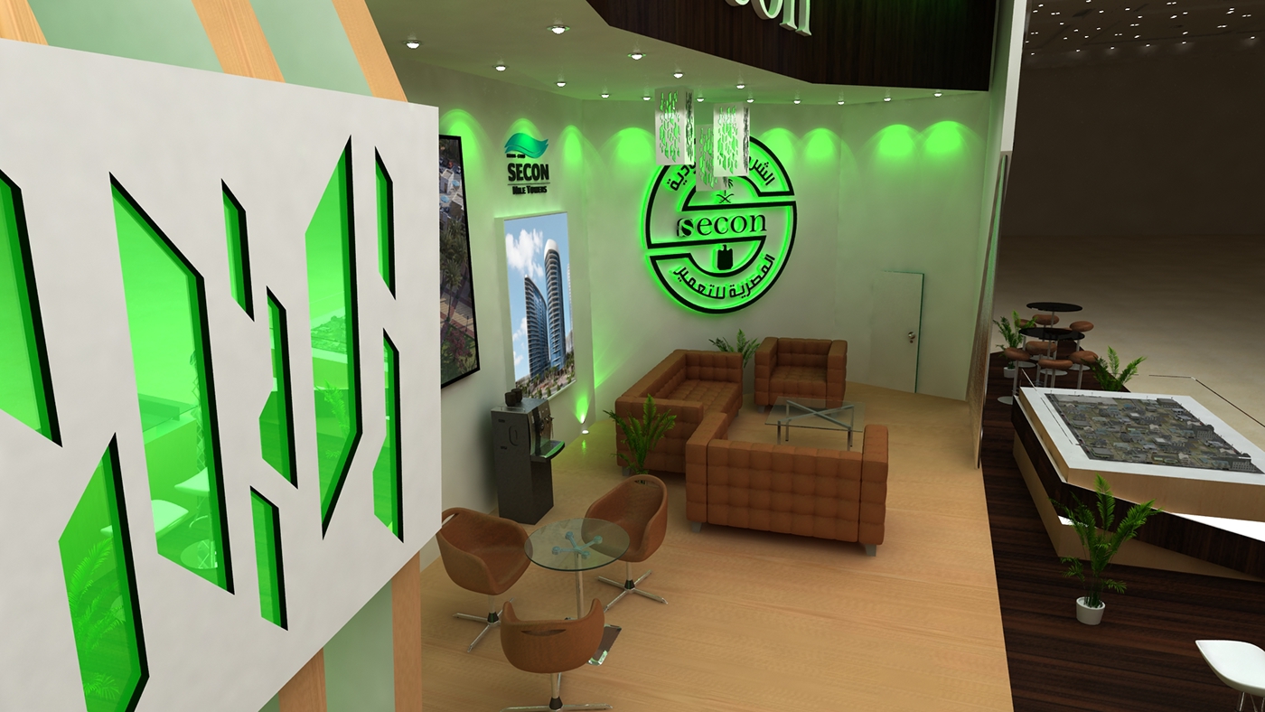 Exhibition  booth Stand 3d design art direction 