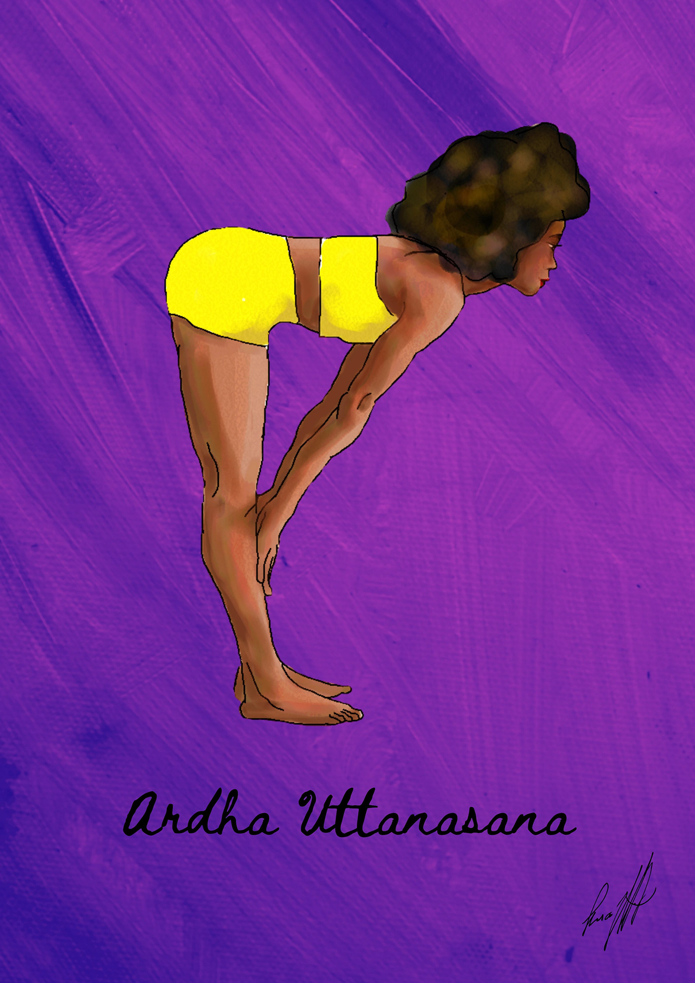 art graphic design  ILLUSTRATION  Yoga Yoga illustration