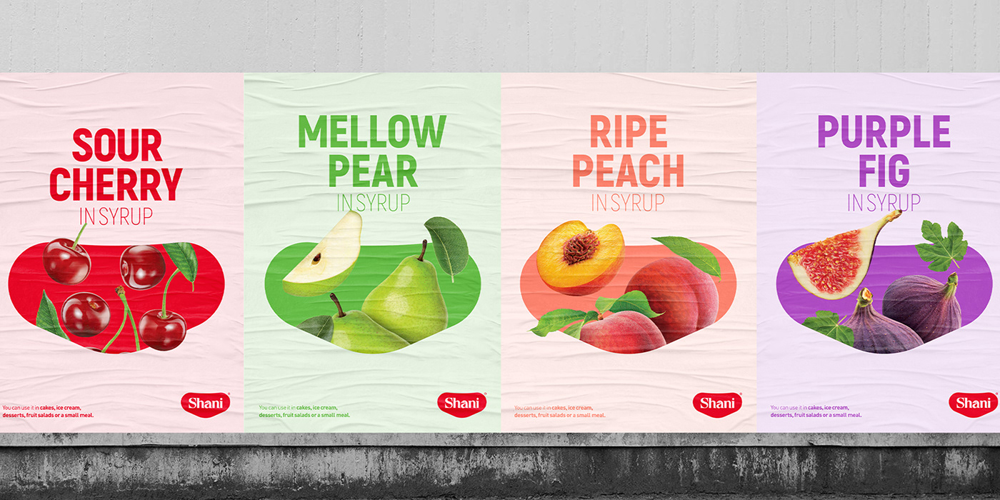 Branding design brand identity Logo Design canned food compote packaging design canned Packaging Fruit in syrup fruity